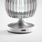 Hari Lamp S  Silver White - Waves