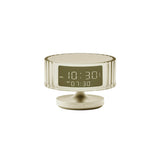 Hari LED Alarm Clock  Light Gold - Waves